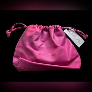BNWT Jules Kae Vegan Leather Brea Bag in Fuchsia. Mini Bag and Crossbody Strap.